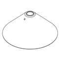 KOHLER Glass Shade, White Jade Pendant, K-1549025