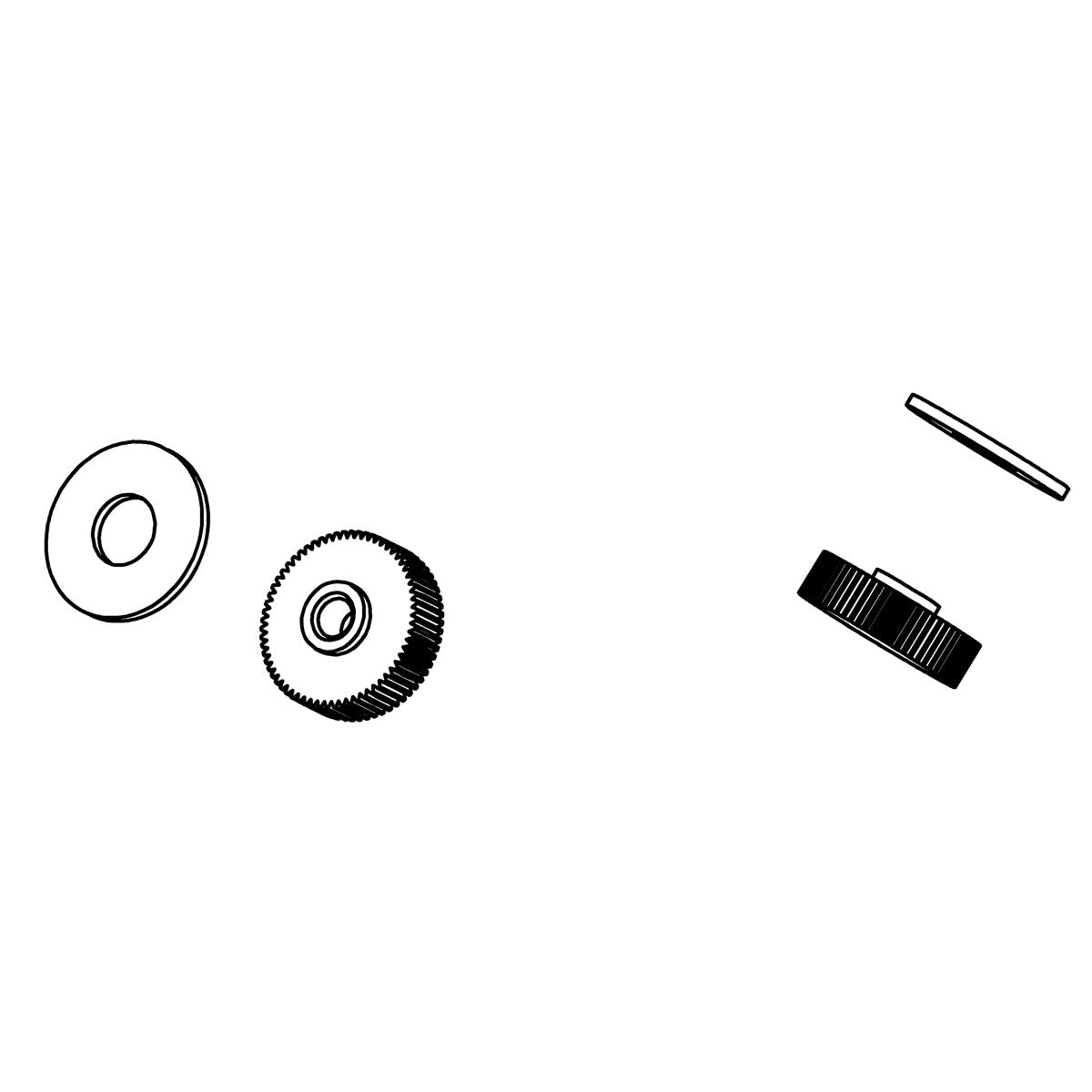 KOHLER Kit, Thumb Nuts, M4 X 10MM QTY. 2 - Brushed Moderne Brass, K-1549028-2GL