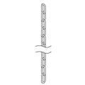 KOHLER Chain, 4x4MM, 6FT LENGTH - Brushed Moderne Brass, K-1549029-2GL