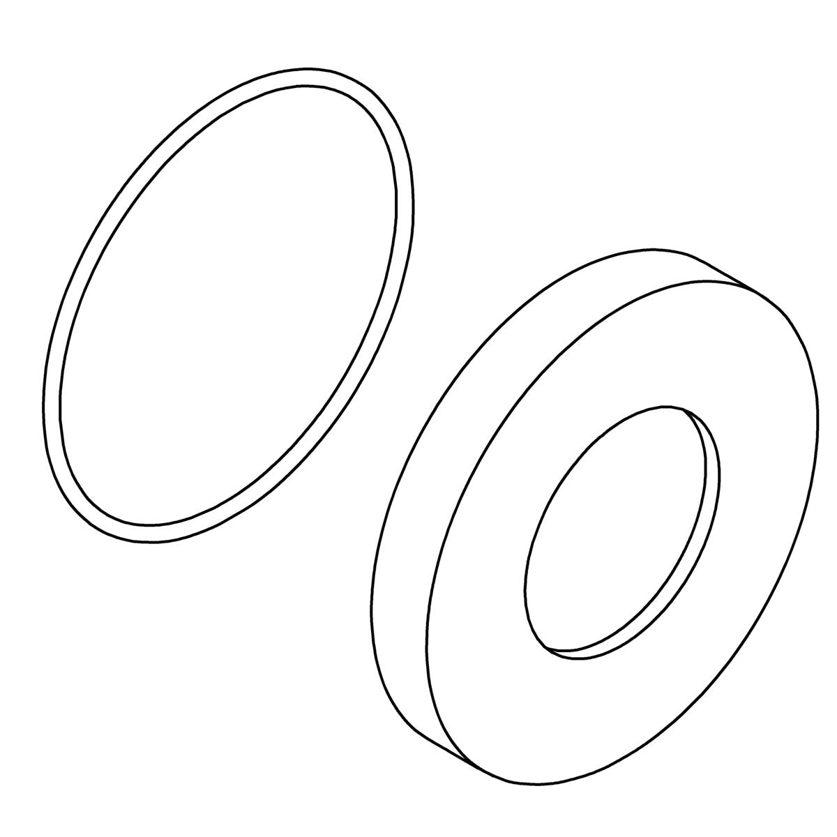 KOHLER Escutcheon Kit - Vibrant Polished Nickel, K-1549796-SN