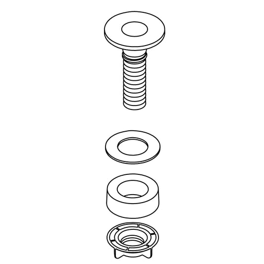 KOHLER Side Spray Holder Kit - Vibrant Titanium, K-1549799-TT
