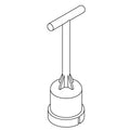 KOHLER Tool, Socket Ring,  E12 Coarse Thread, K-1551864