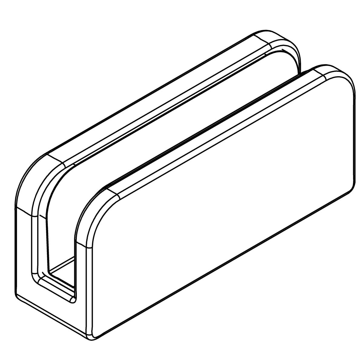 KOHLER Bottom Hinge Clamp Assembly - Polished Chrome, K-1552682-CP