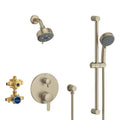 GROHE 29429EN0 Cosmopolitan 2-Handle Pressure Balance Rainshower Bundle - Brushed Nickel