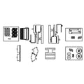 KOHLER HARDWARE KIT - Vibrant Brushed Moderne Brass, K-1554636-2MB