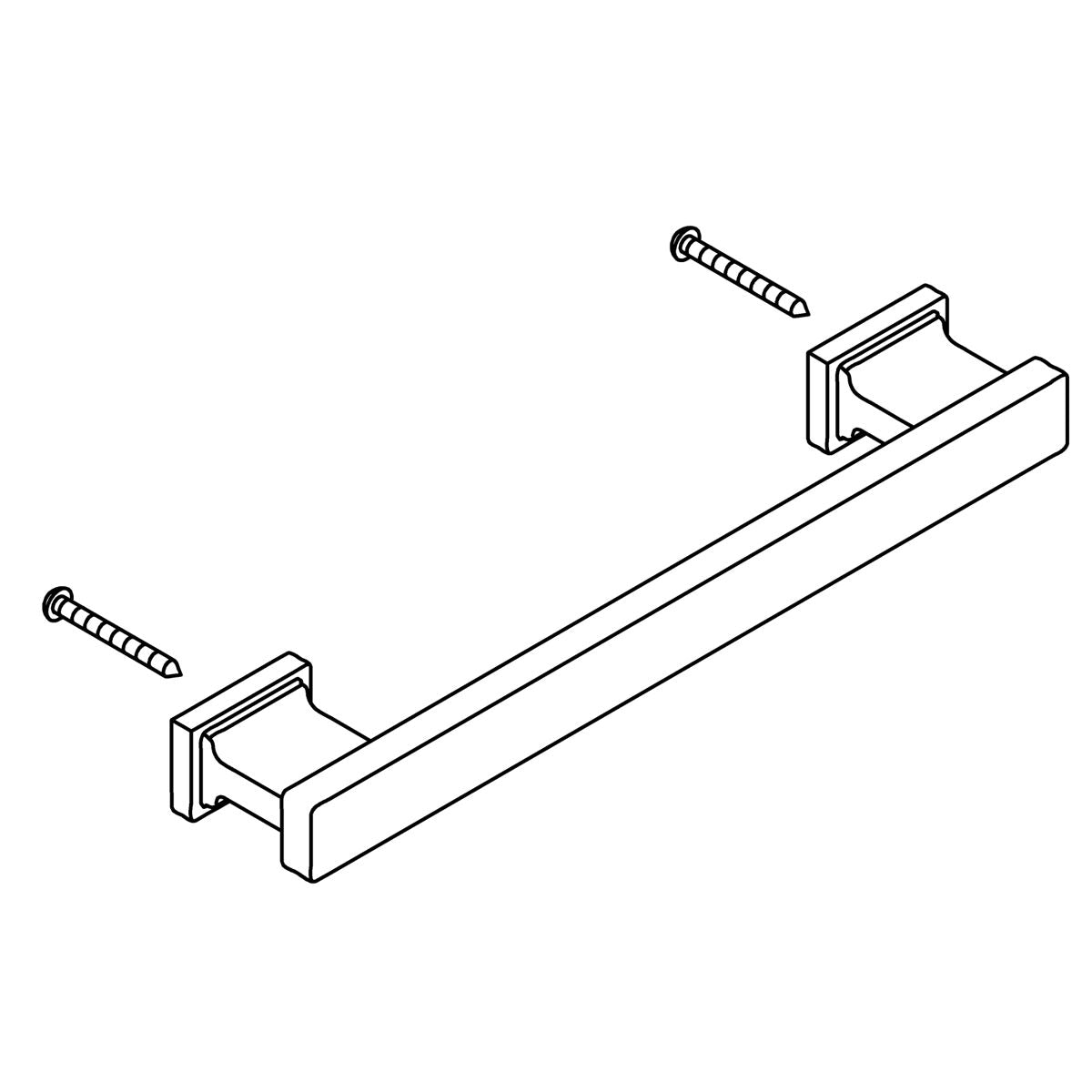 KOHLER Charlemont 5" Handle Service Kit - Hardware Brushed Brass, K-1554751-HF6