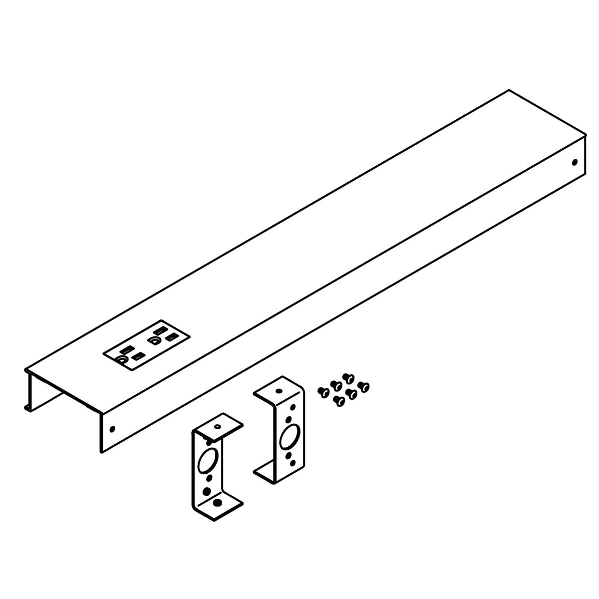 KOHLER Unility Bar Kits, Right-hand, K-1556683