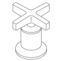 KOHLER Hot Handle Service Kit - Polished Nickel, K-1556770-BSN
