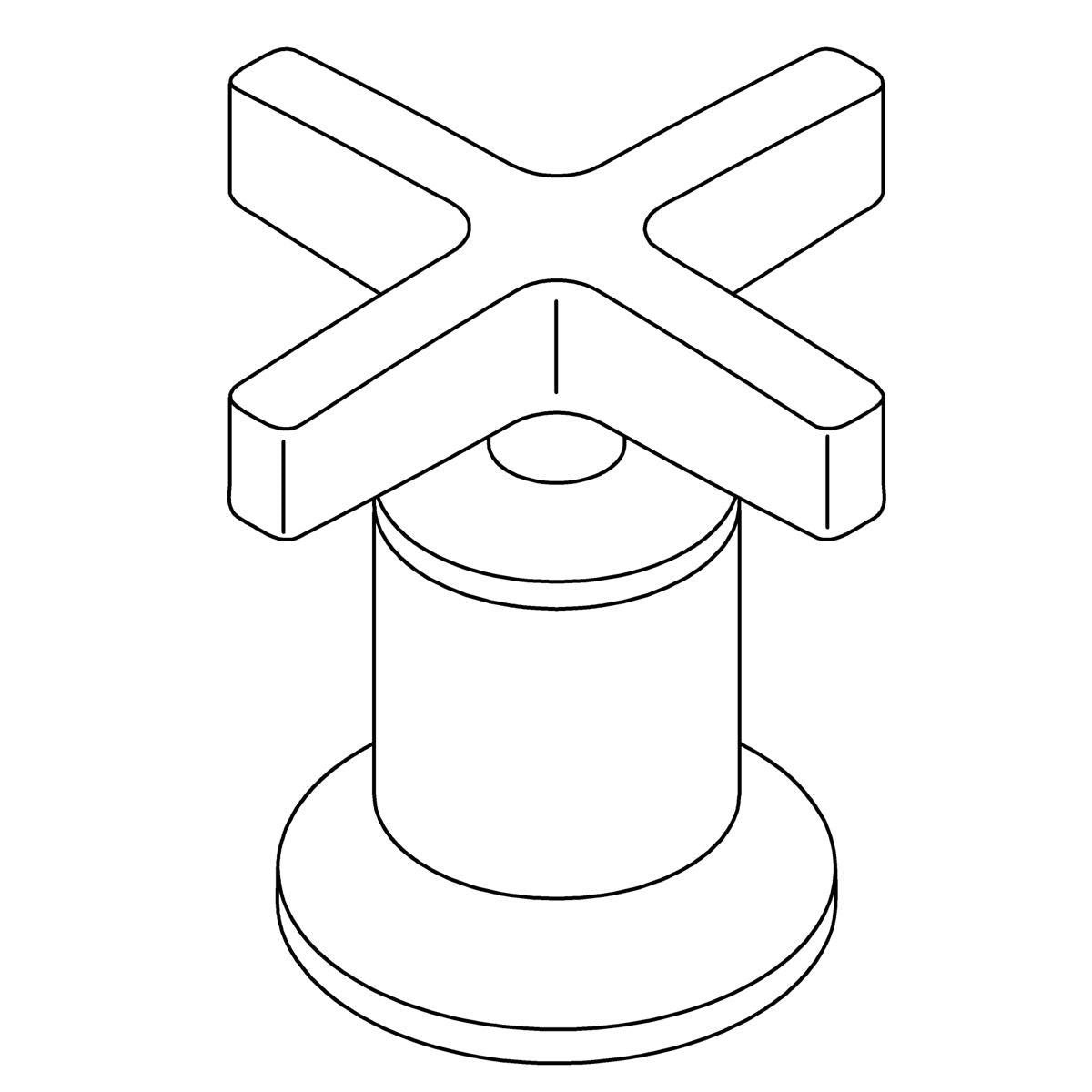 KOHLER Cold Handle Service Kit - Polished Nickel, K-1556771-BSN