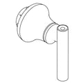 KOHLER Handle Assembly - Vibrant Brushed Moderne Brass, K-1557101-2MB
