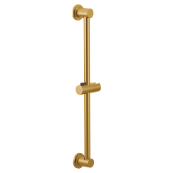 MOEN 155746BG 24" Slide Bar with Push Button Height Selection - Brushed Gold