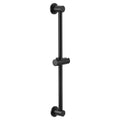 MOEN 155746BL 24" Slide Bar with Push Button Height Selection - Matte Black