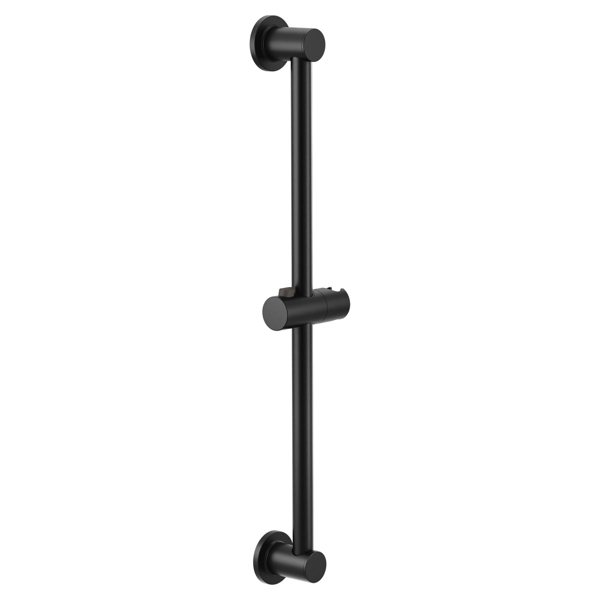 MOEN 155746BL 24" Slide Bar with Push Button Height Selection - Matte Black