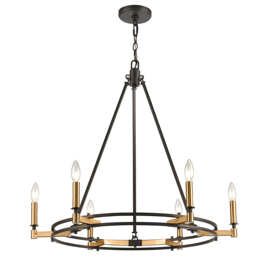 ELK SHOWROOM 15605/6 Talia 29'' Wide 6-Light Chandelier - Oil Rubbed Bronze