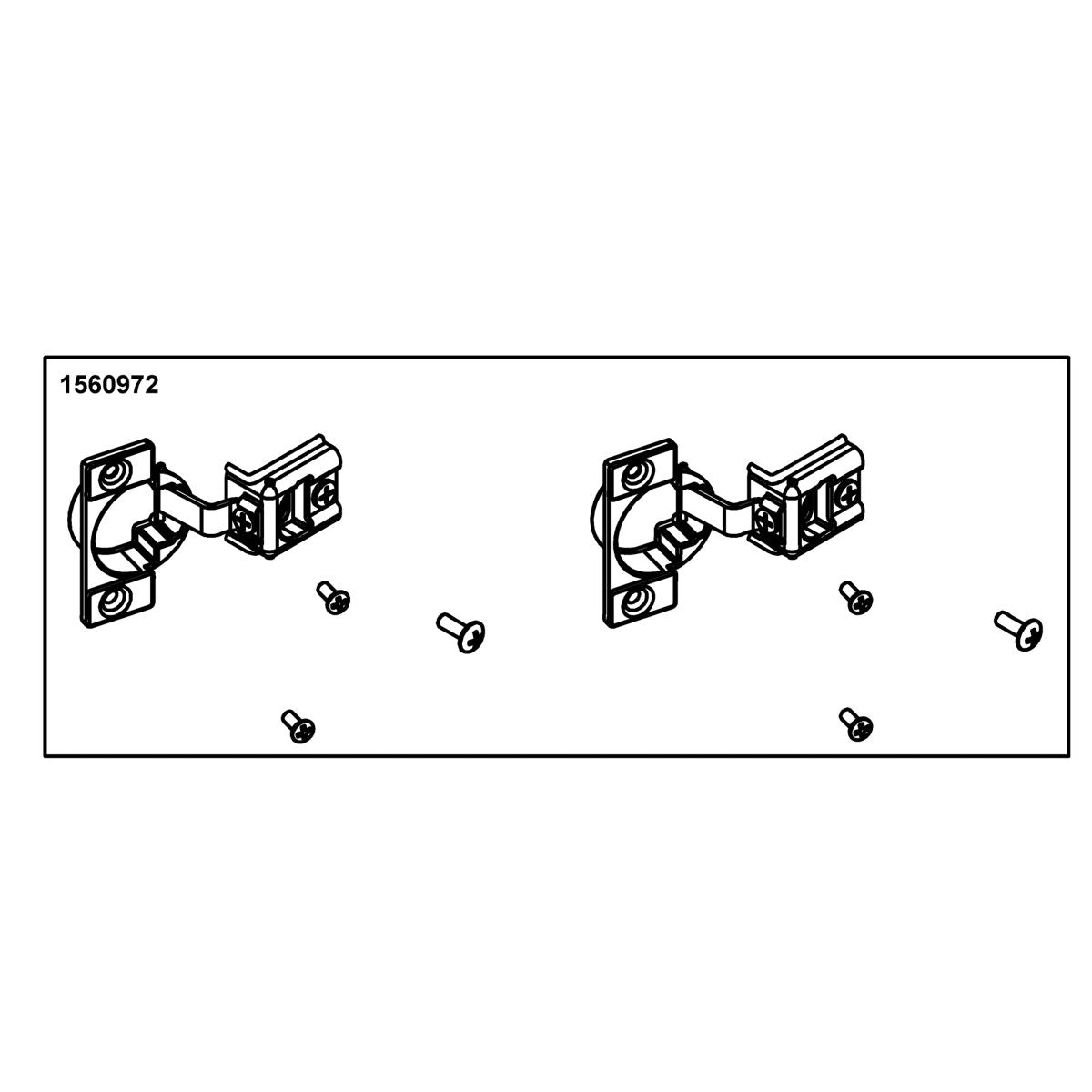 KOHLER Normal Hinge Kit, K-1560972