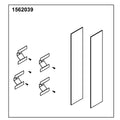 KOHLER Side Mirror Kits 20" Height, K-1562039