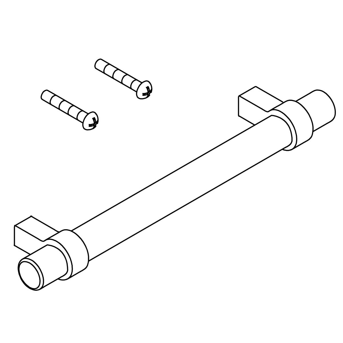 KOHLER SERVICE KIT OF CHULTON HANDLE, 6.61 - Black, K-1562905-HF3