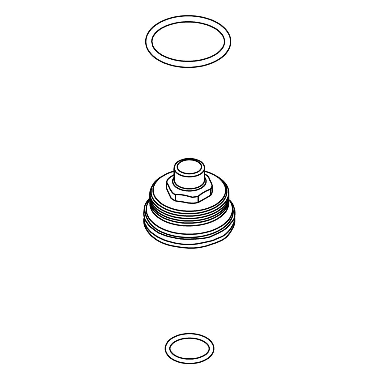 KOHLER Valve Nut Kit, K-1563350
