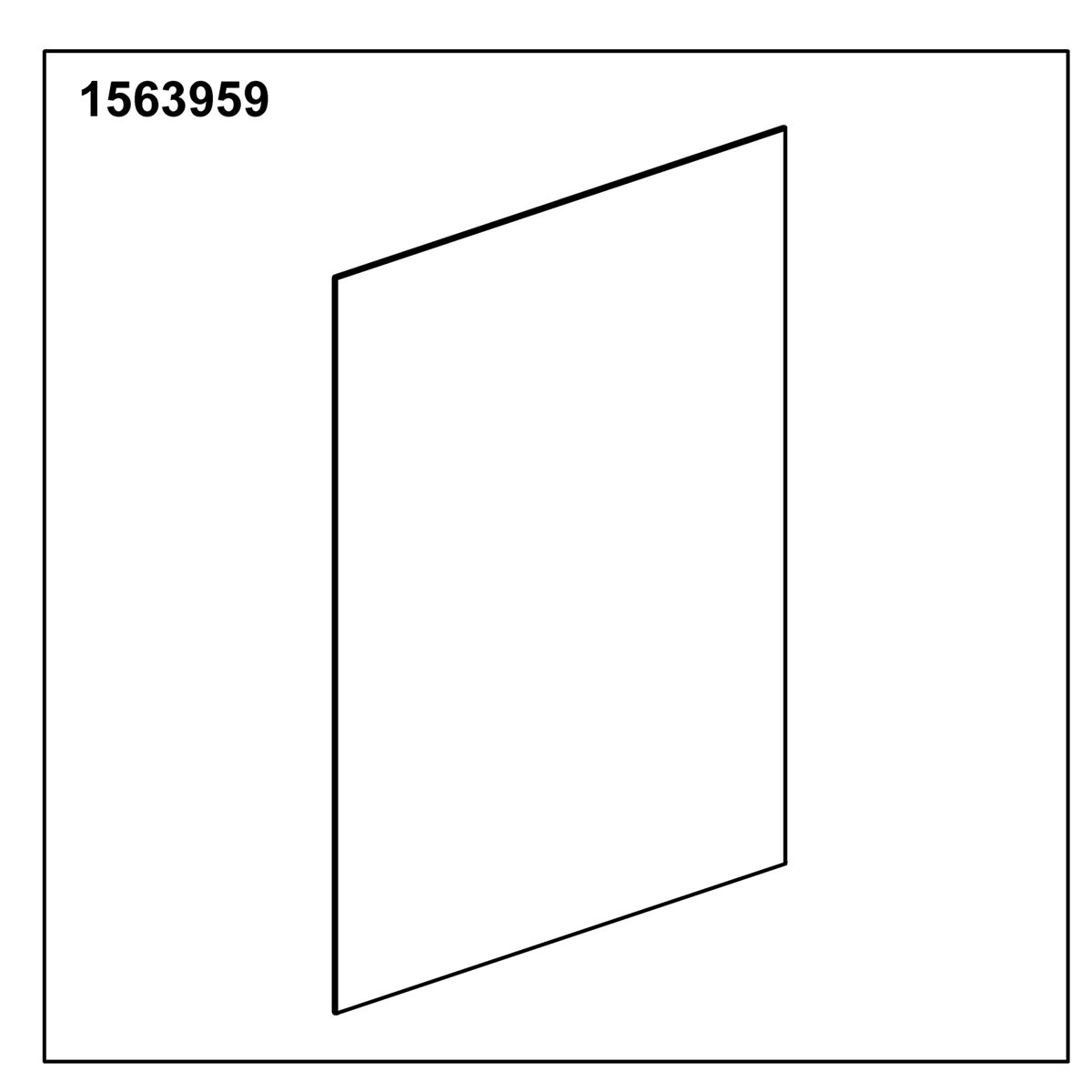 KOHLER Opp 20" x 26" Door Assembly, K-1563959