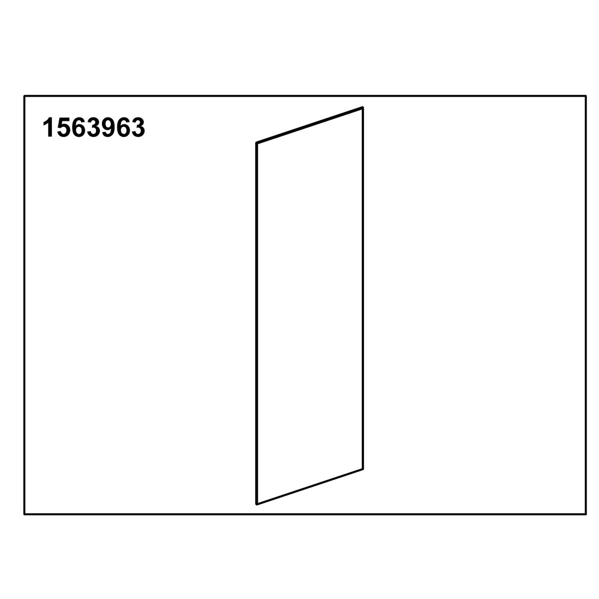 KOHLER Good 10" x 36" Door Assembly, K-1563963