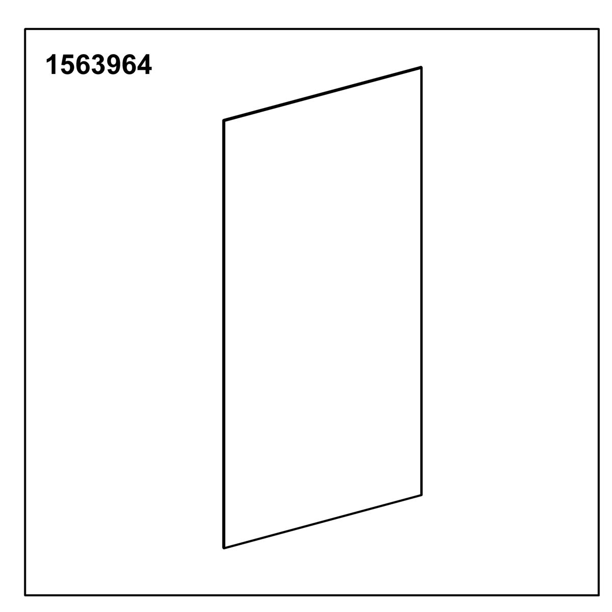 KOHLER Good 15" x 36" Door Assembly, K-1563964