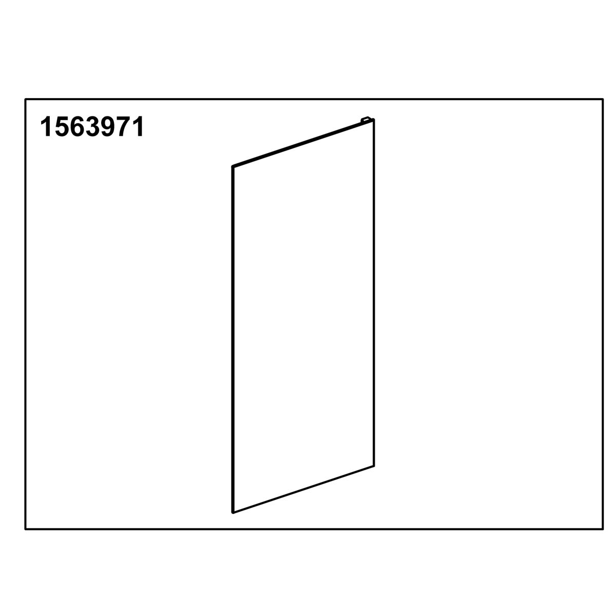KOHLER Good 15" x 26" Door Assembly, K-1563971