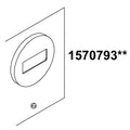 KOHLER Escutcheon Kit, Components Wall-mount - Vibrant Brushed Nickel, K-1570793-BN