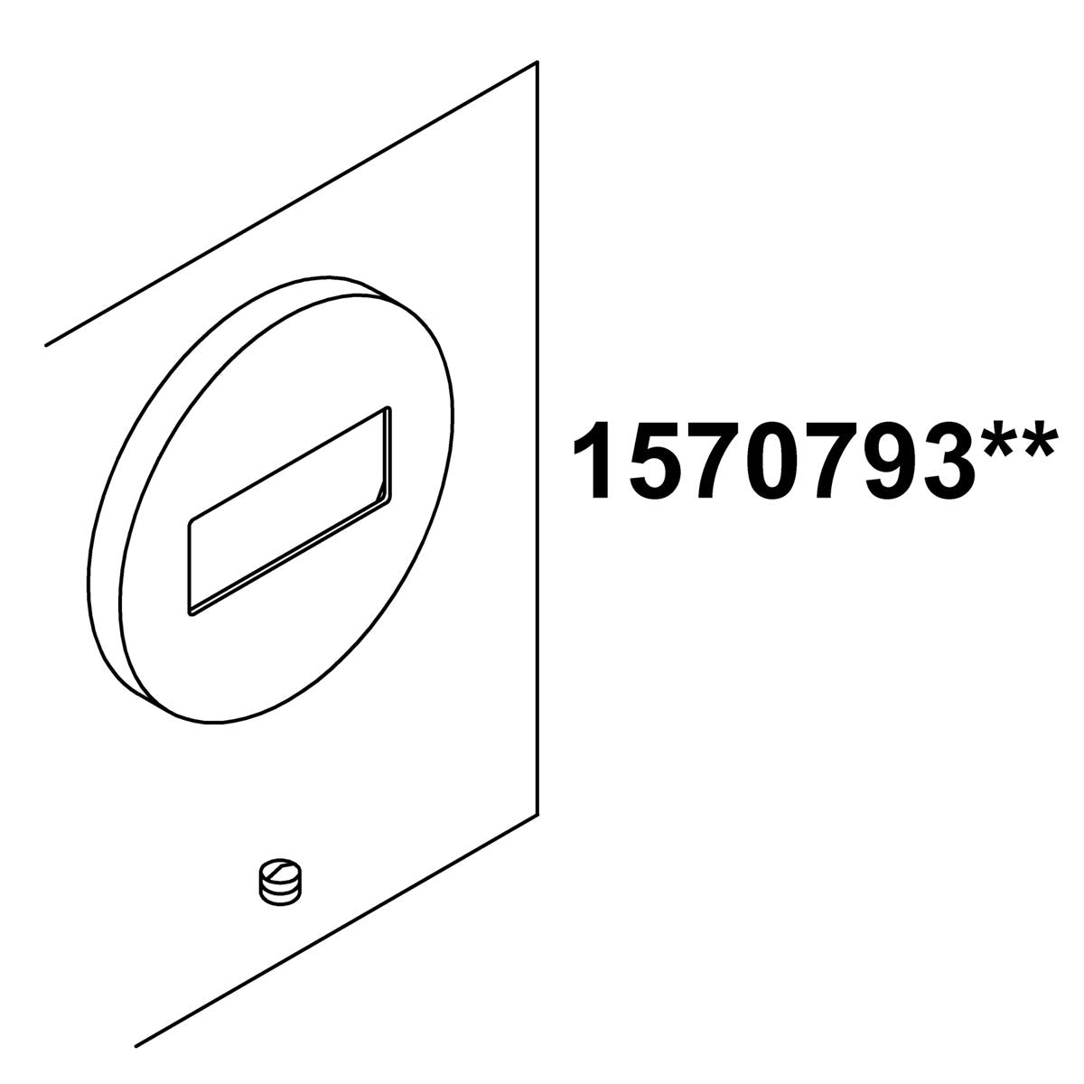 KOHLER Escutcheon Kit, Components Wall-mount - Vibrant Brushed Nickel, K-1570793-BN