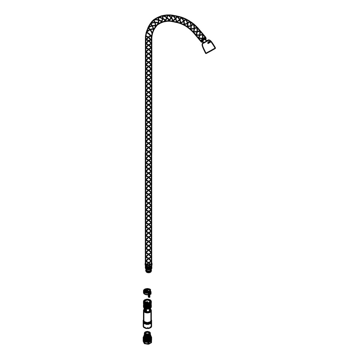 KOHLER Hose Kit - Polished Chrome, K-1571138-CP
