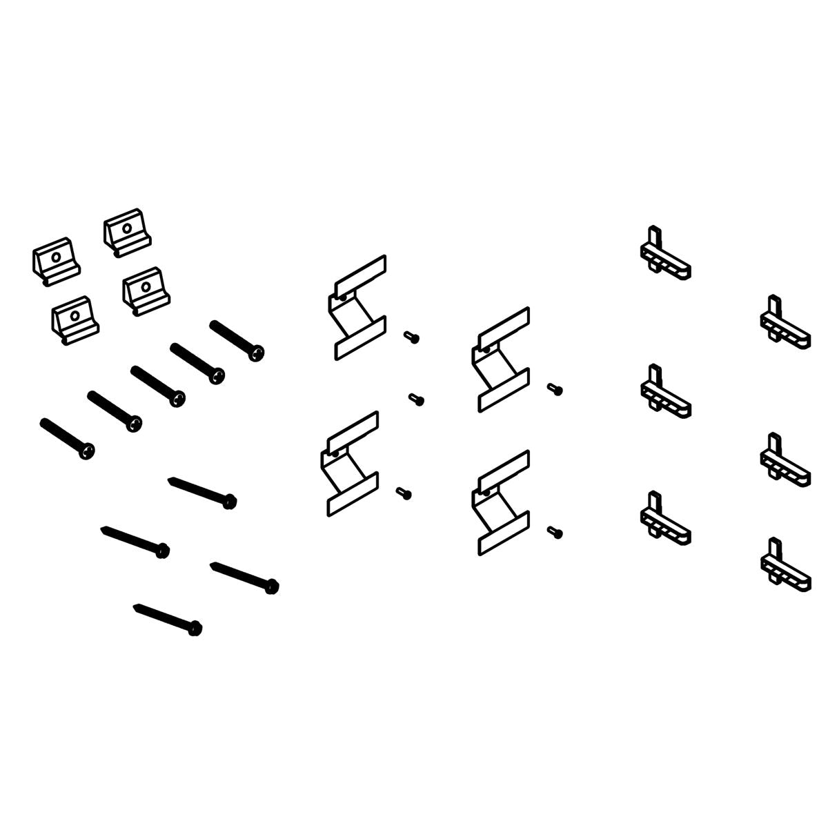 KOHLER RWS Bevel Hardware Kit, K-1572608
