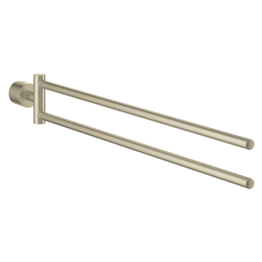 GROHE 40308EN3 Atrio New 18 1/2" Double Towel Bar - Brushed Nickel