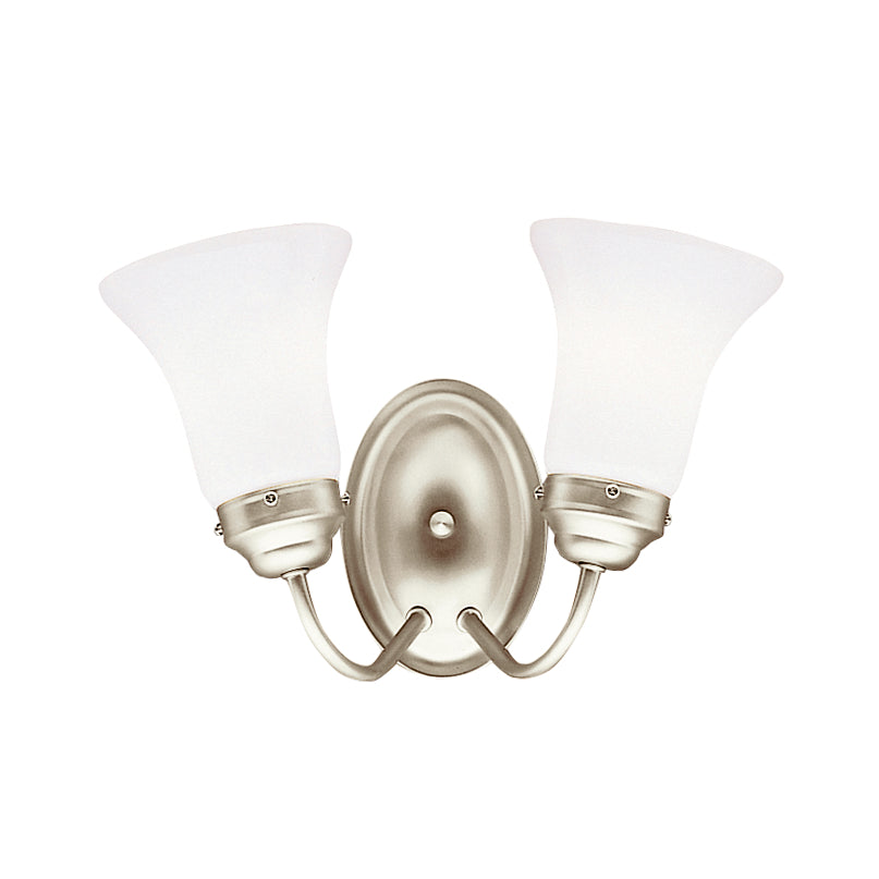 KICHLER 6122NI 13.5" 2 Light Vanity Light Brushed Nickel