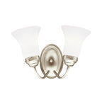 KICHLER 6122NI 13.5" 2 Light Vanity Light Brushed Nickel