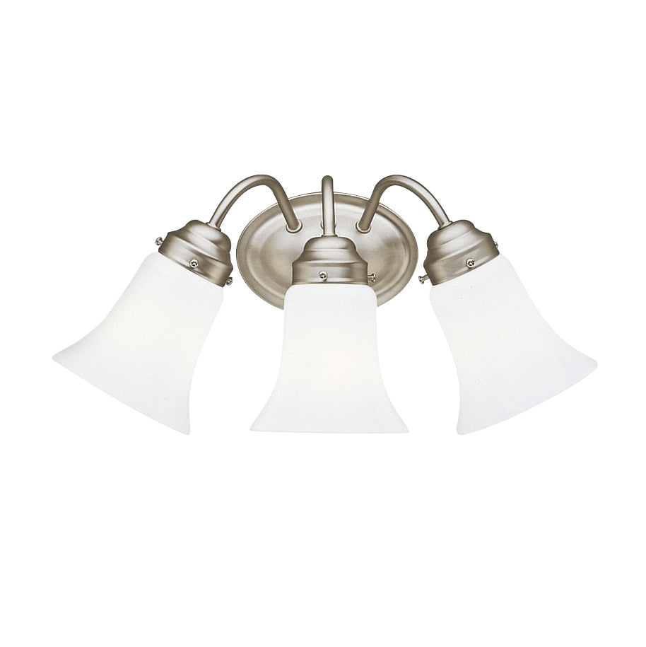 KICHLER 6123NI 3 Light Vanity Light Fixture Nickel