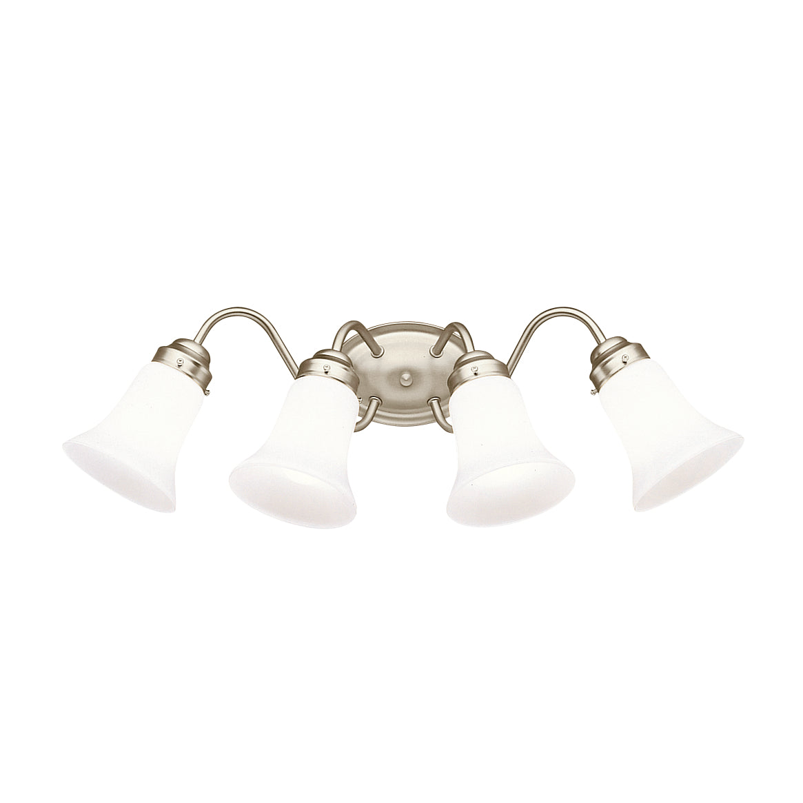 KICHLER 6124NI 25" 4 Light Vanity Light Brushed Nickel