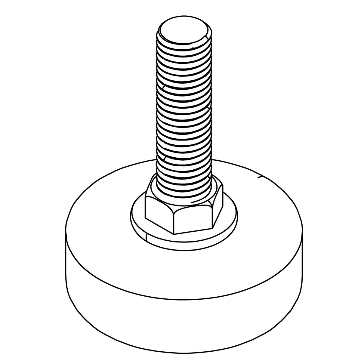 KOHLER Center Leg Leveler, K-1585160