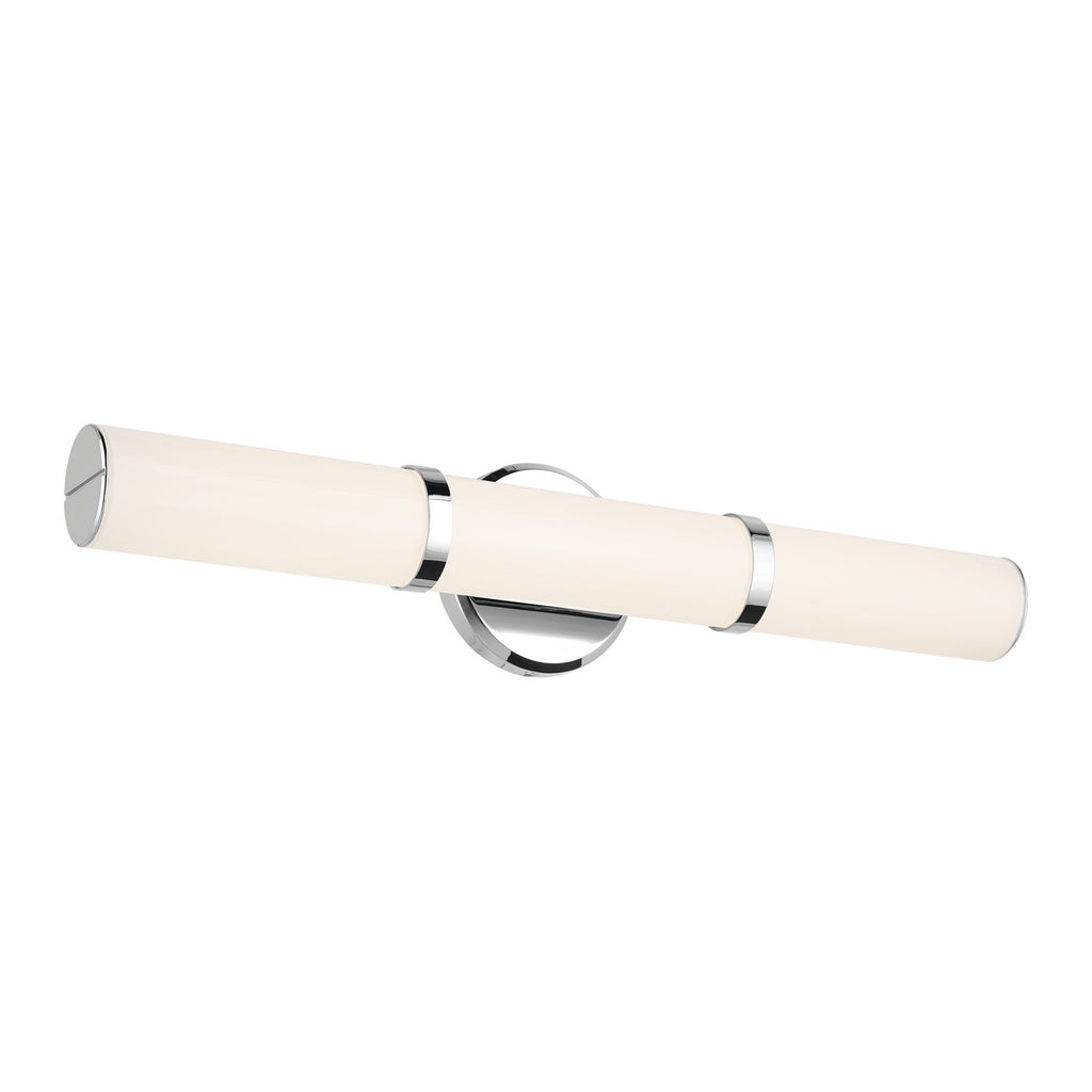 KICHLER 55188CHLED Rosh 24.25" Bath Bar Medium Led With White Glass In Chrome