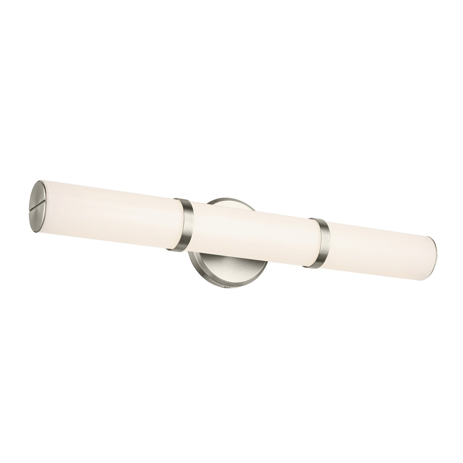 KICHLER 55188NILED Rosh 24.25" Bath Bar Medium Led With White Glass In Brushed Nickel