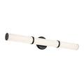 KICHLER 55189BKLED Rosh 32" Bath Bar Large Led With White Glass In Black