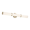 KICHLER 55189CPZLED Rosh 32" Bath Bar Large Led With White Glass In Champagne Bronze