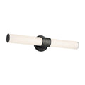 KICHLER 55192BKLED Sashi 24.25" Bath Bar Medium Led With White Glass In Black