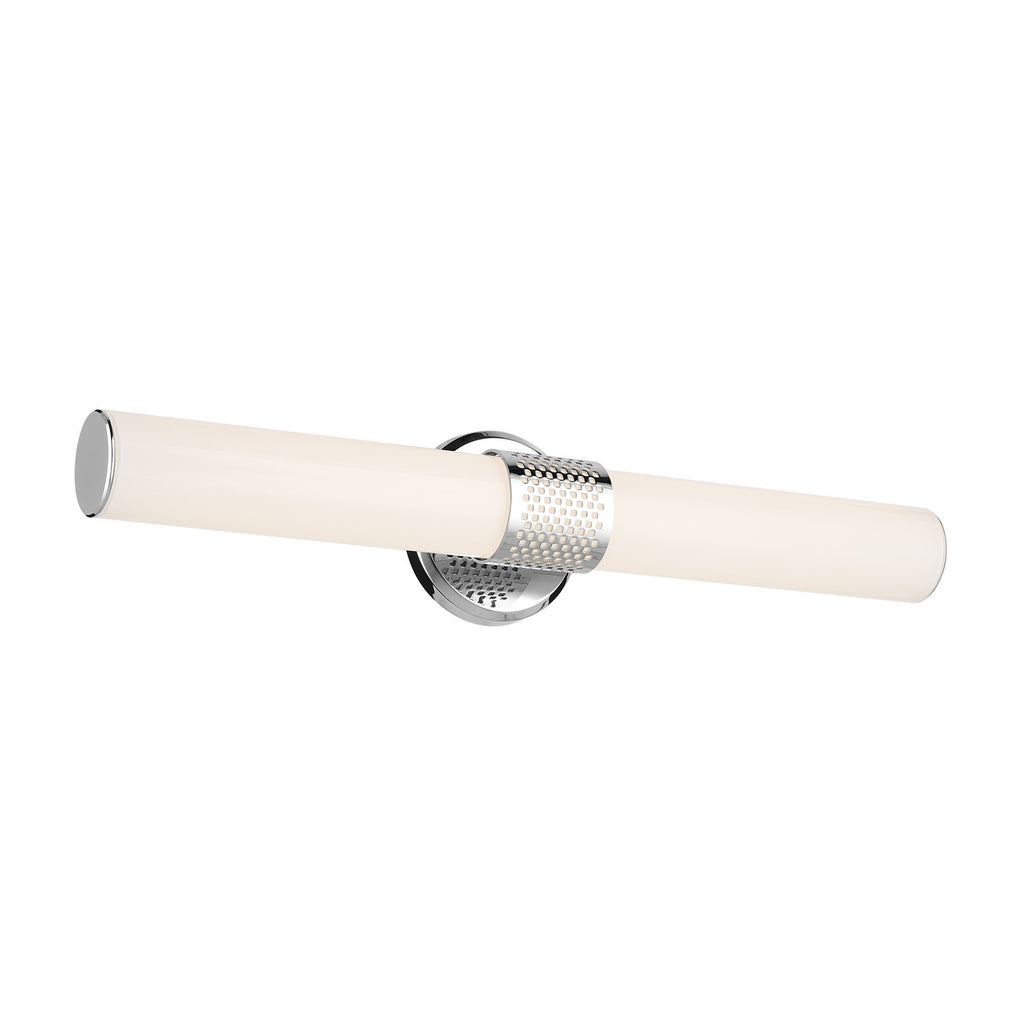 KICHLER 55192CHLED Sashi 24.25" Bath Bar Medium Led With White Glass In Chrome