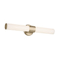 KICHLER 55192CPZLED Sashi 24.25" Bath Bar Medium Led With White Glass In Champagne Bronze