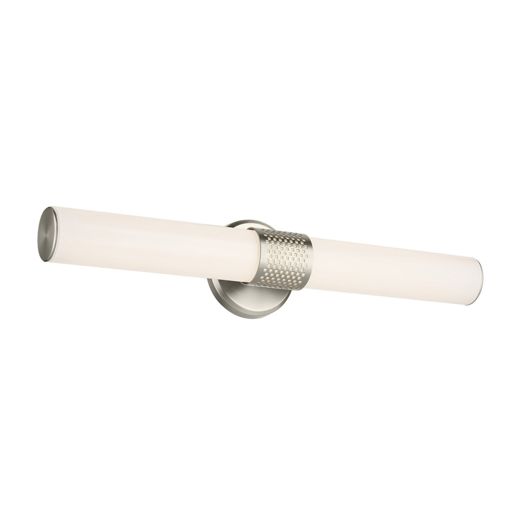 KICHLER 55192NILED Sashi 24.25" Bath Bar Medium Led With White Glass In Brushed Nickel