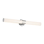 KICHLER 55193CHLED Sashi 32" Bath Bar Large Led With White Glass In Chrome
