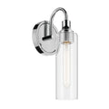 KICHLER 55209CH Kavi 13" 1-Light Wall Sconce With Clear Glass In Chrome