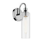 KICHLER 55209CH Kavi 13" 1-Light Wall Sconce With Clear Glass In Chrome