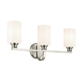 KICHLER 55226NI Gioe 24.25" 3-Light Vanity Light With Opal Glass In Brushed Nickel