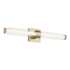 KICHLER 55238CPZLED Laurene 26.5" Linear Bath Bar Medium Led With Clear Glass In Champagne Bronze