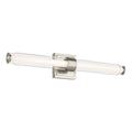KICHLER 55238NILED Laurene 26.5" Linear Bath Bar Medium Led With Clear Glass In Brushed Nickel